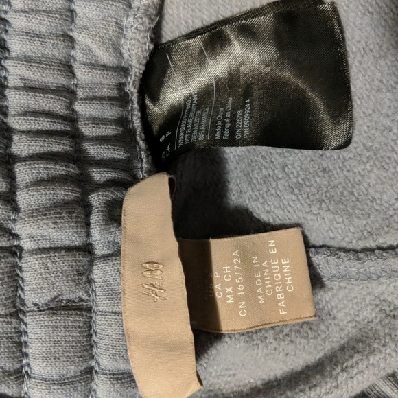 H&M blue tapered sweatpants - Picture 3 of 5